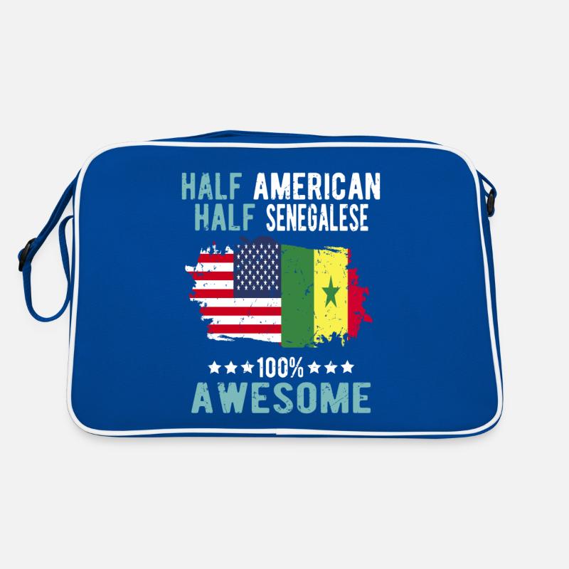 Moitié américain moitié sénégalais Sac Retro