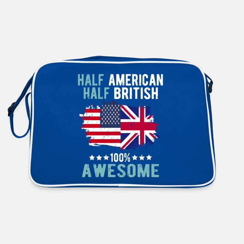 Halb Amerikaner Halb Britisch Retro Tasche