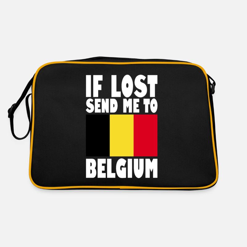 Drapeau de la Belgique Sac Retro