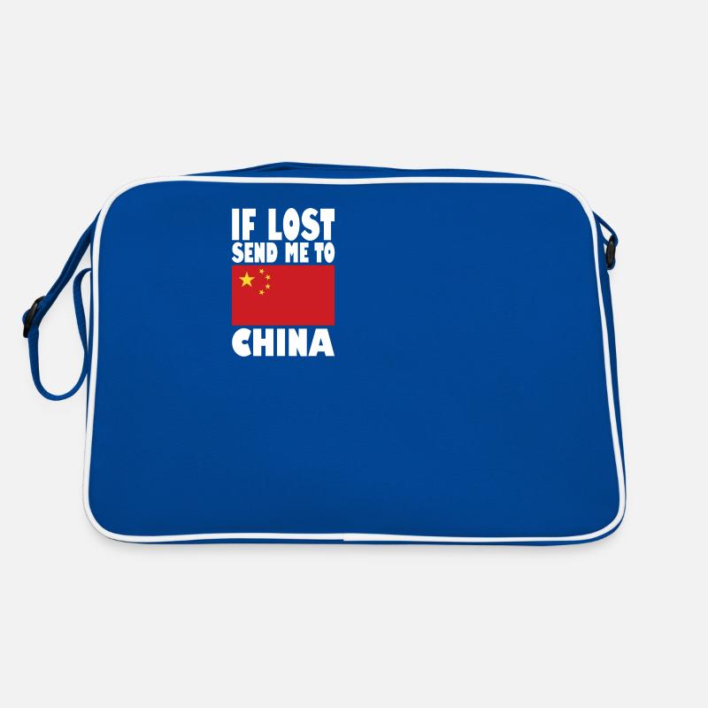 China Flag Saying Retro Bag