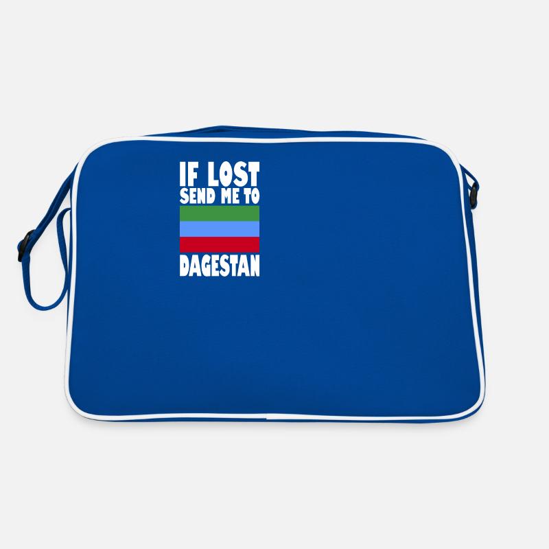 Dagestan Flagge Spruch Retro Tasche