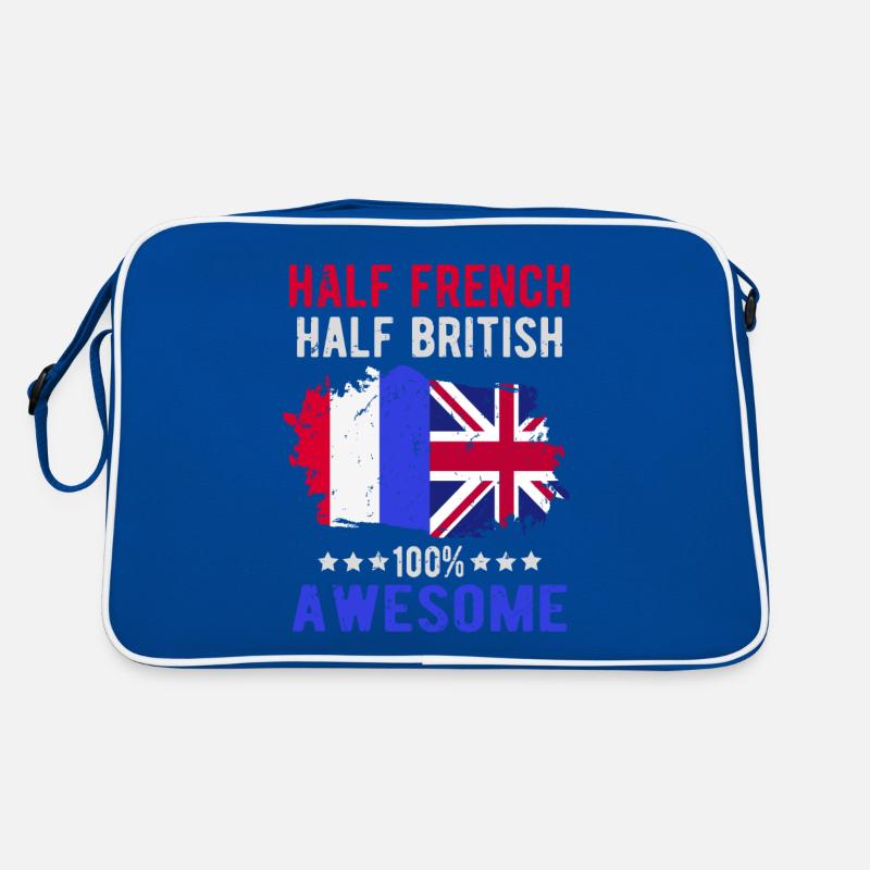 Halb Franzose Halb Britisch Retro Tasche