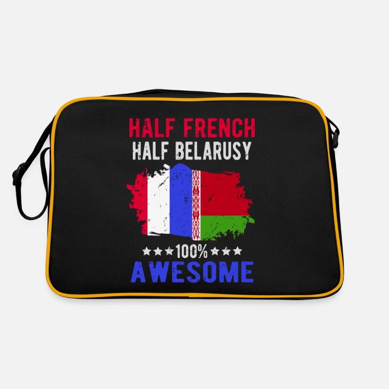 Moitié Français moitié biélorusse Sac Retro