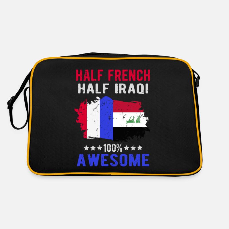 Halb Franzose Halb Iraki Retro Tasche