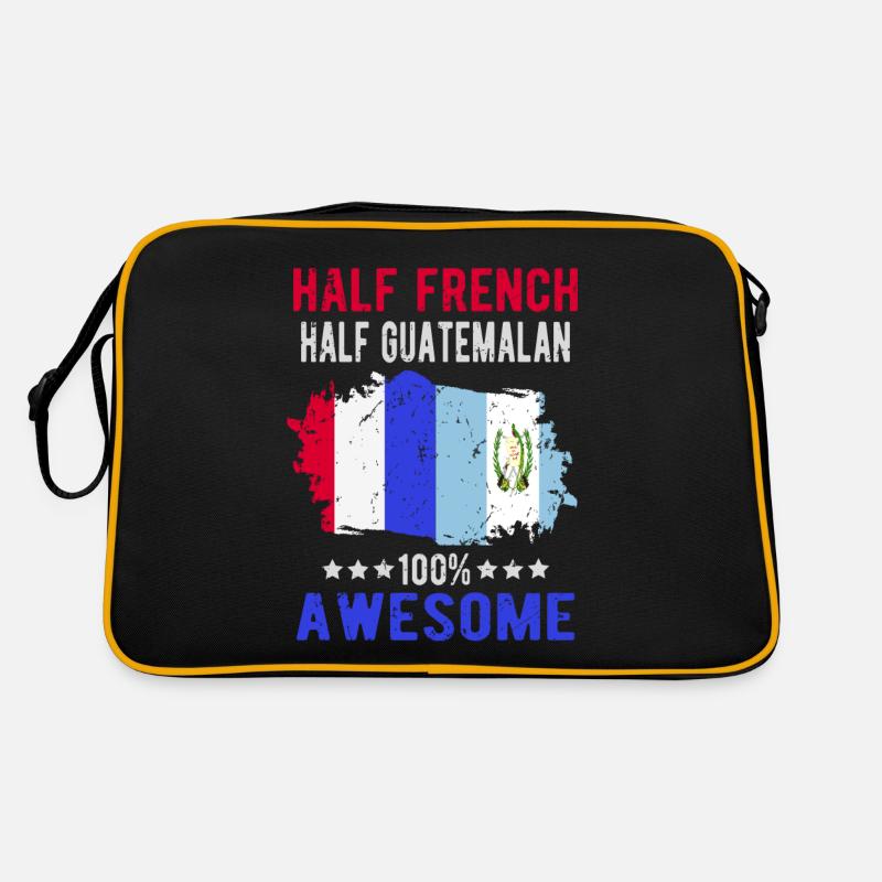 Moitié Français moitié guatémaltèque Sac Retro