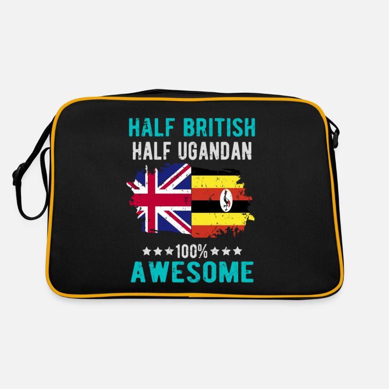 Moitié britannique moitié ougandais Sac Retro