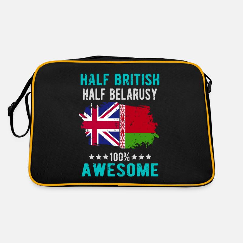 Moitié britannique moitié biélorusse Sac Retro