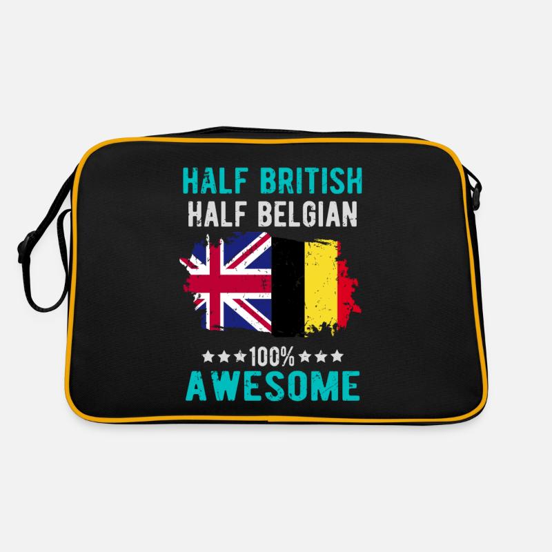 Halb Brite Halb Belgier Retro Tasche