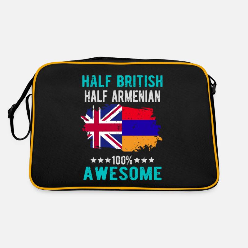 Half British Half Armenian Retro Bag