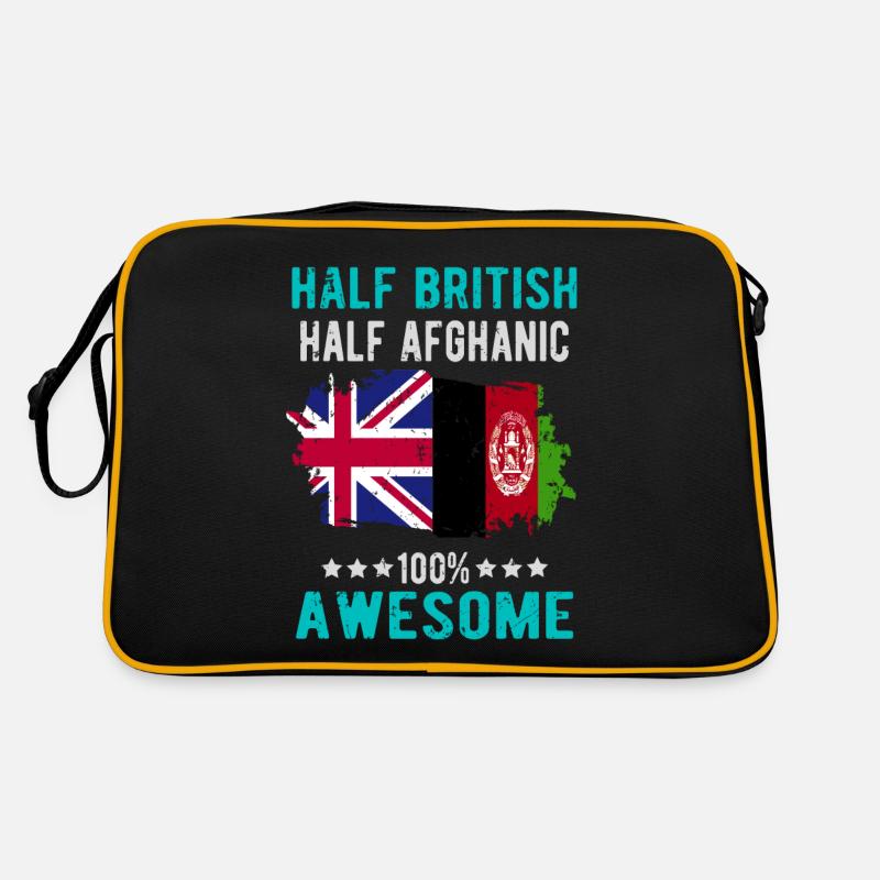 Half British Half Afghan Retro Bag