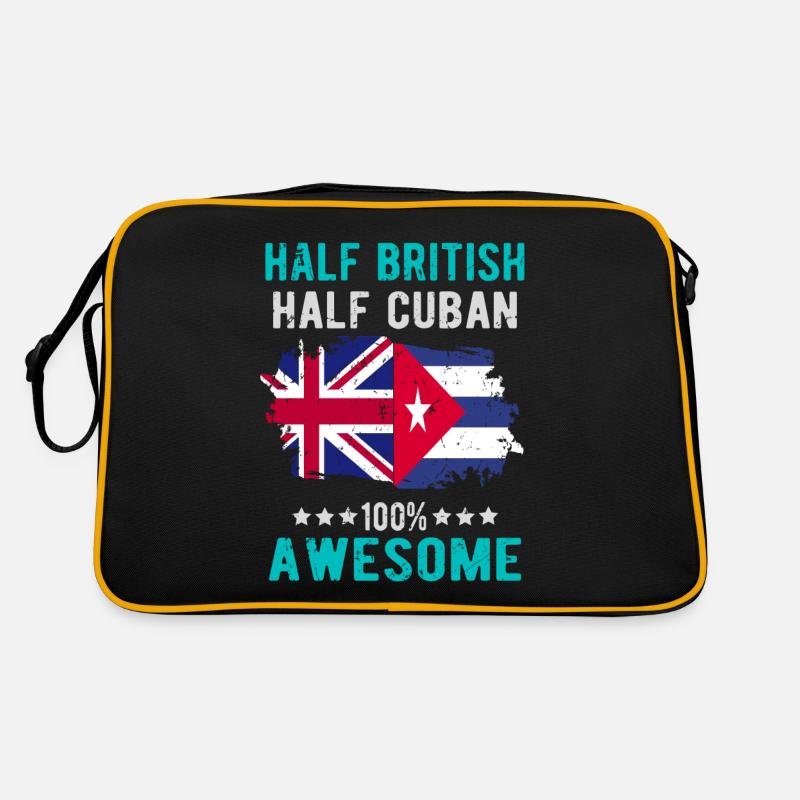 Half British Half Cuban Retro Bag