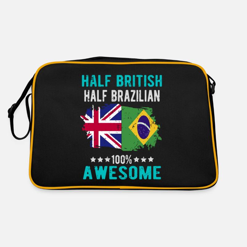 Half British Half Brazilian Retro Bag