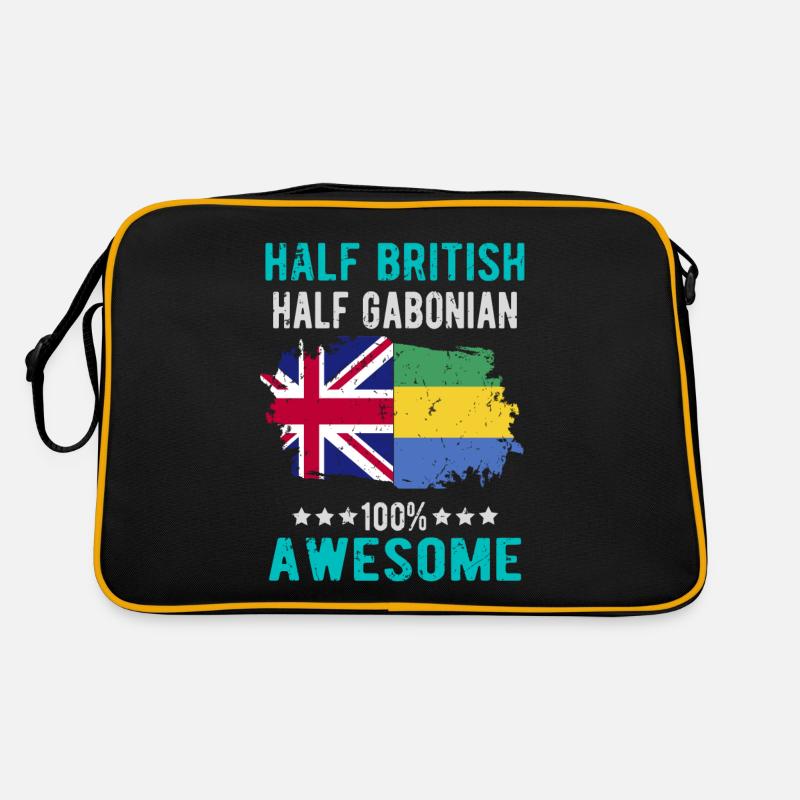 Half British Half Gabonese Retro Bag