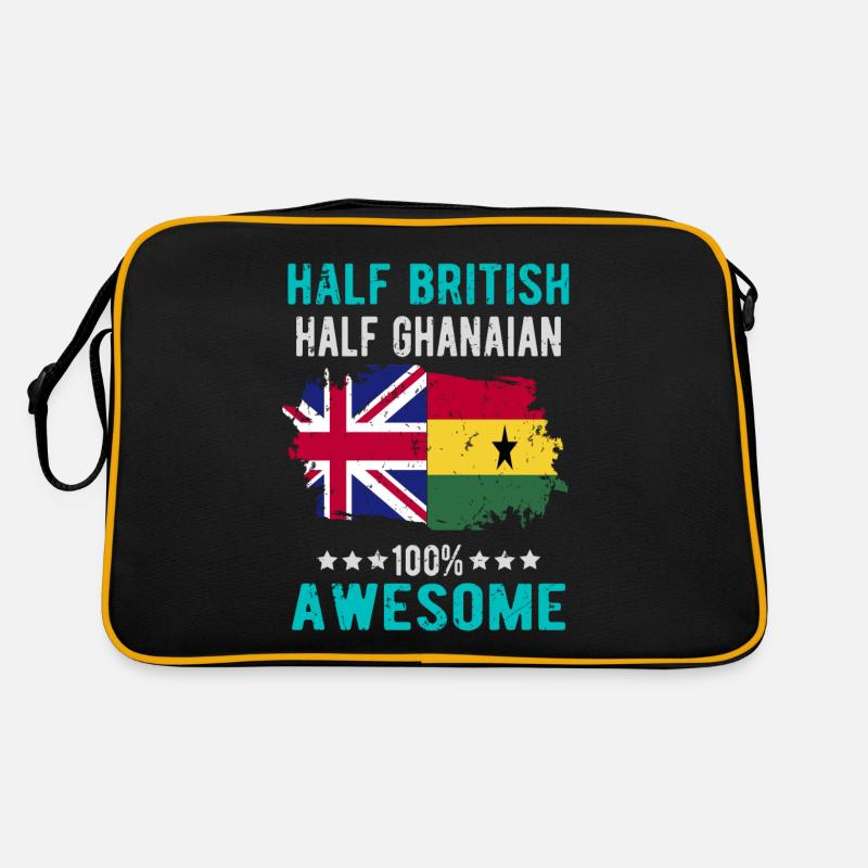 Moitié britannique moitié ghanese Sac Retro