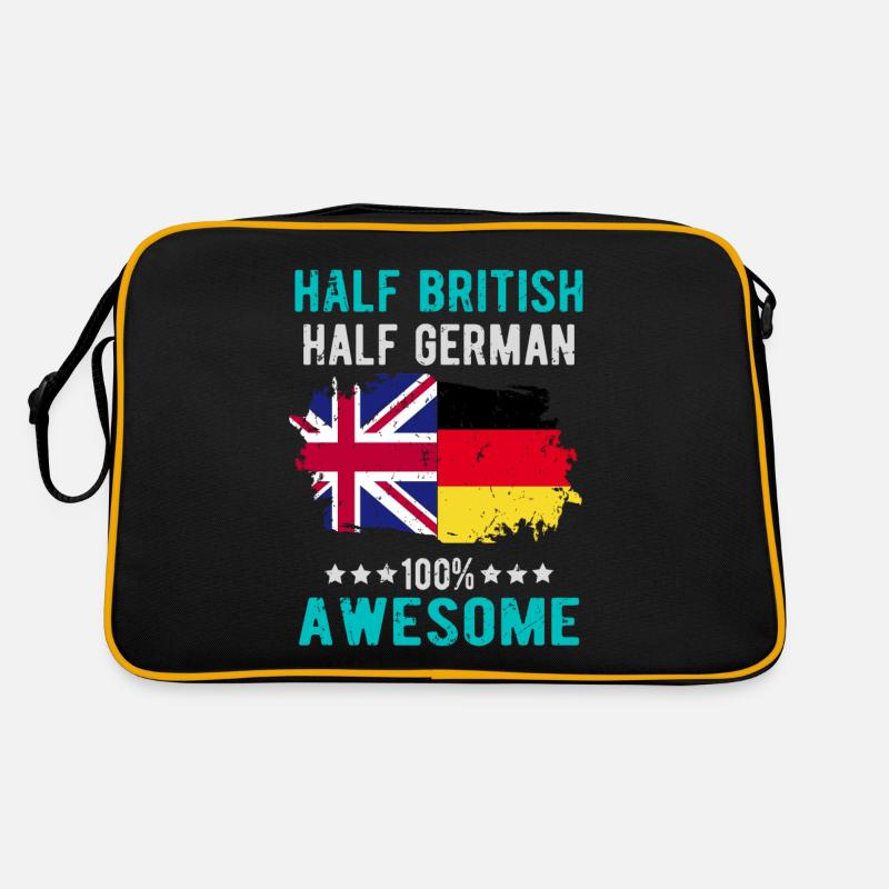 Halb Brite Halb Deutscher Retro Tasche