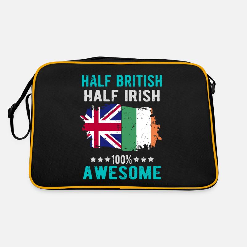 Halb Brite Halb Ire Retro Tasche
