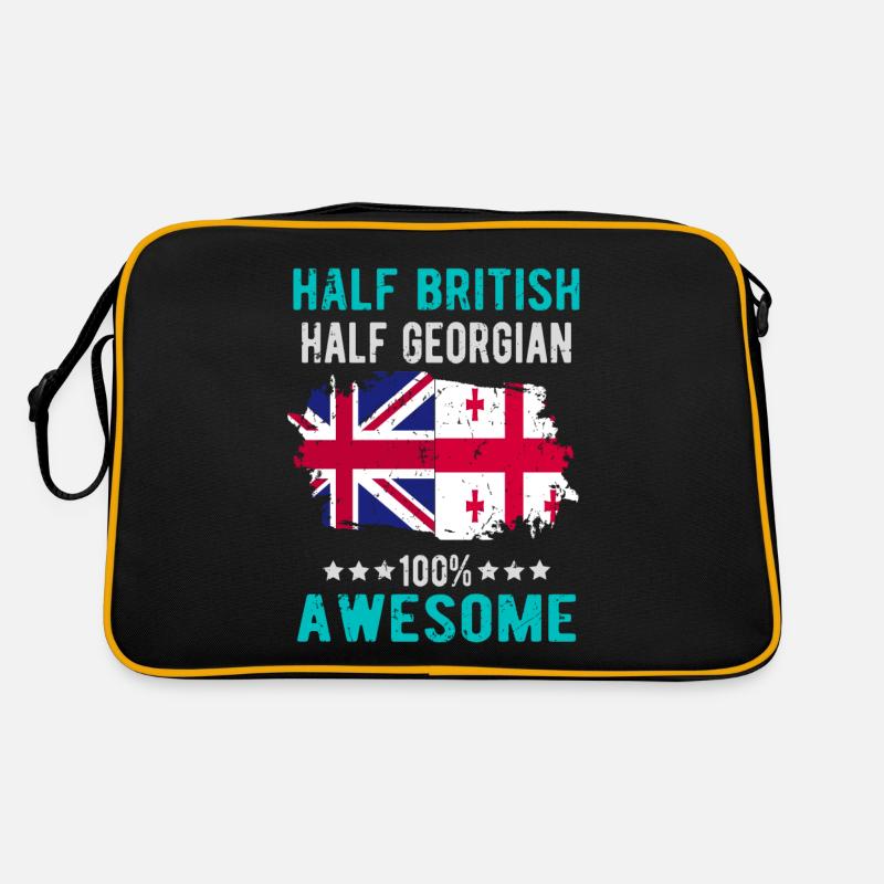 Moitié britannique moitié géorgien Sac Retro