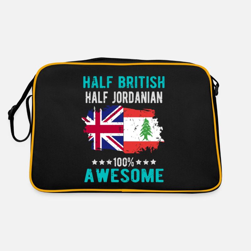 Half British Half Jordanian Retro Bag