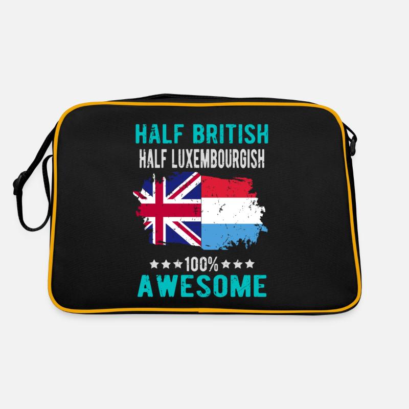 Halb Brite Halb Luxemburger Retro Tasche