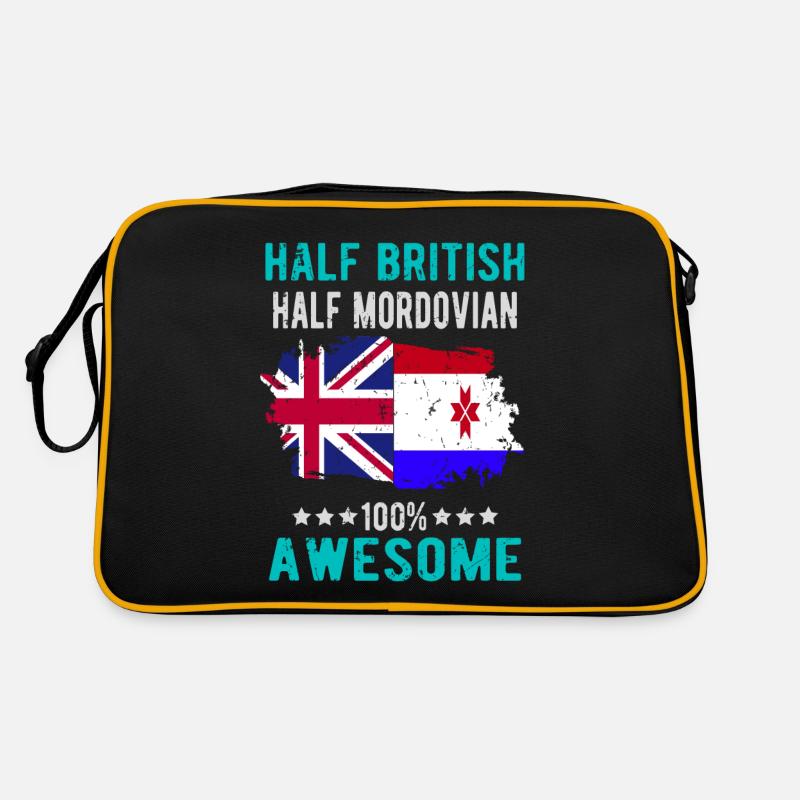 Moitié britannique Moitié Mordwinen Sac Retro