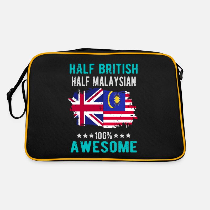 Halb Brite Halb Malaysier Retro Tasche