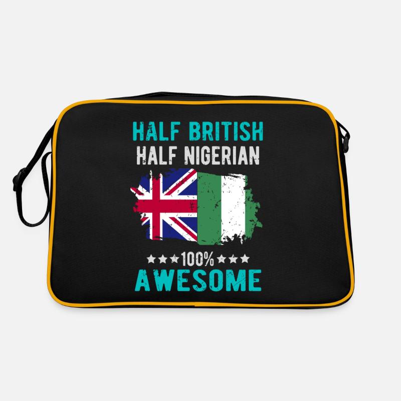 Half British Half Nigerian Retro Bag
