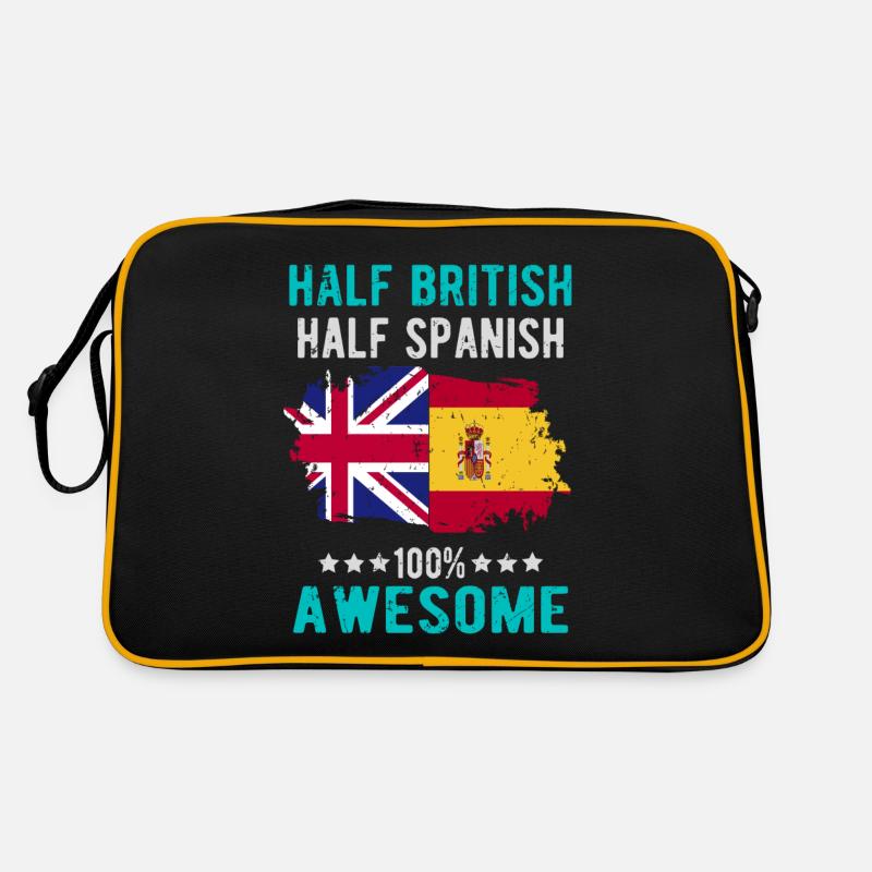 Moitié britannique moitié espagnole Sac Retro
