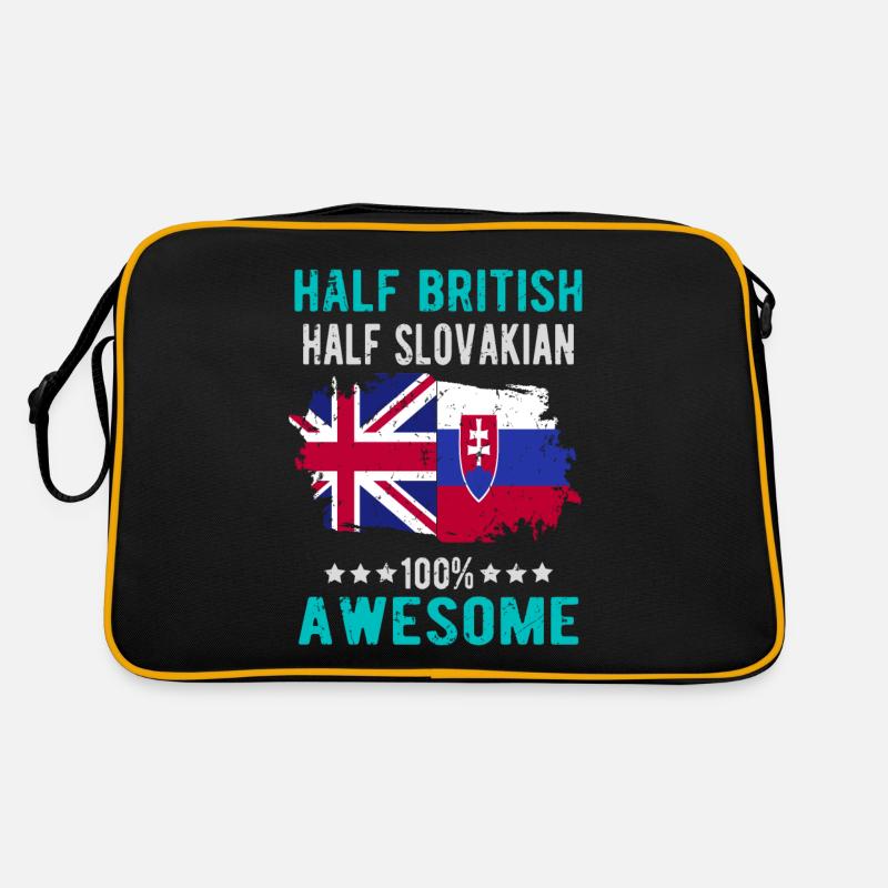 Moitié britannique moitié slovaque Sac Retro