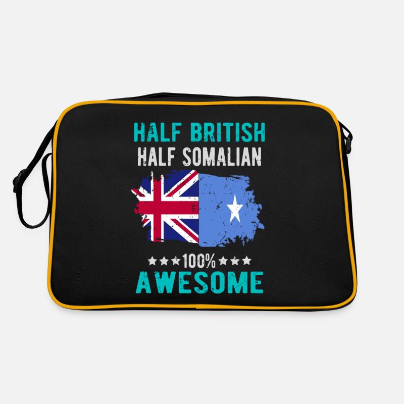 Halb Brite Halb Somalier Retro Tasche