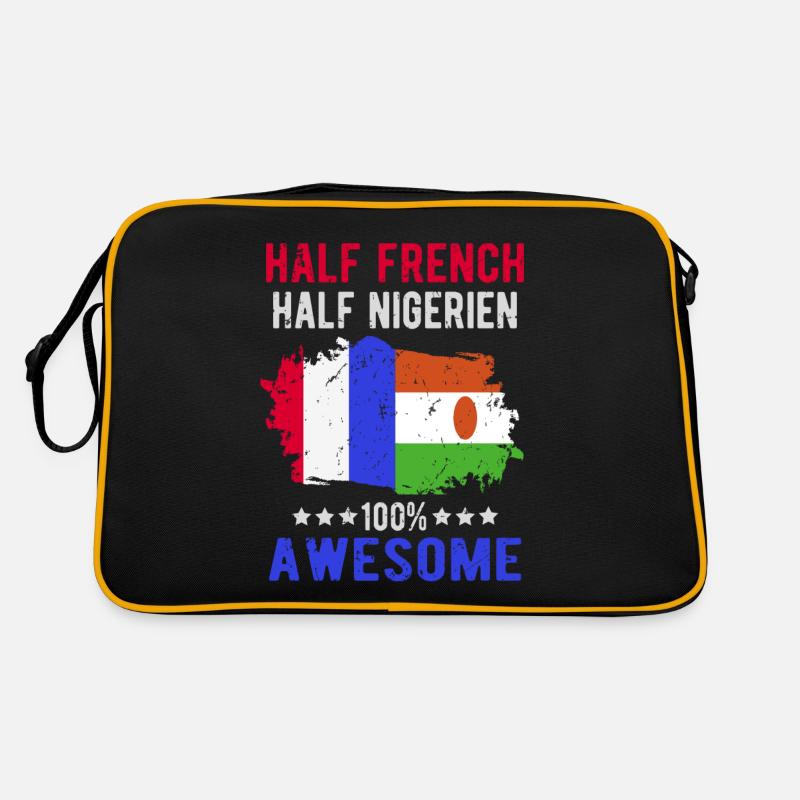 Halb Franzose Halb Nigrer Retro Tasche