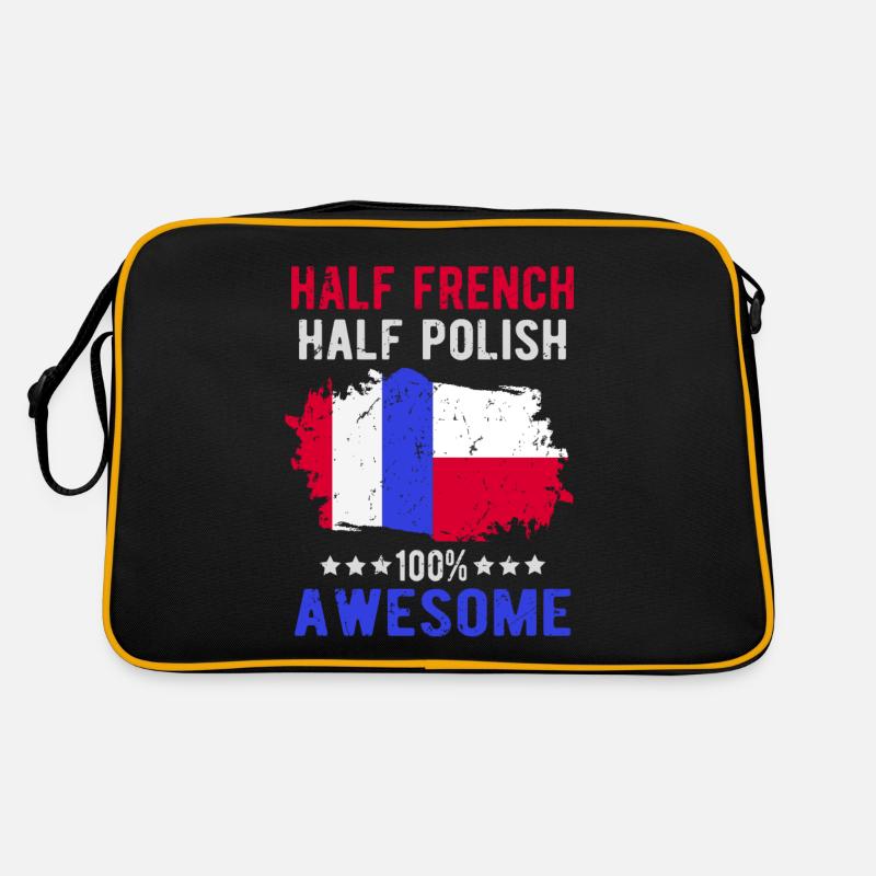 Moitié Français moitié singapourien Sac Retro