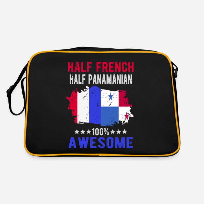 Halb Franzose Halb Panamese Retro Tasche