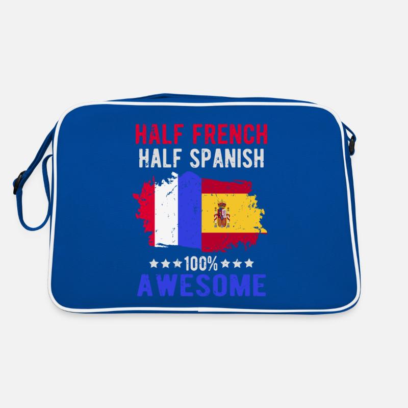 Moitié Français moitié espagnol Sac Retro