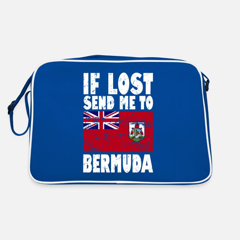 Bermuda Flag Saying Retro Bag