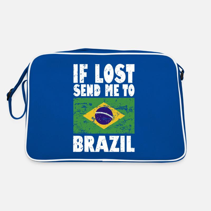 Drapeau du Brésil Sac Retro