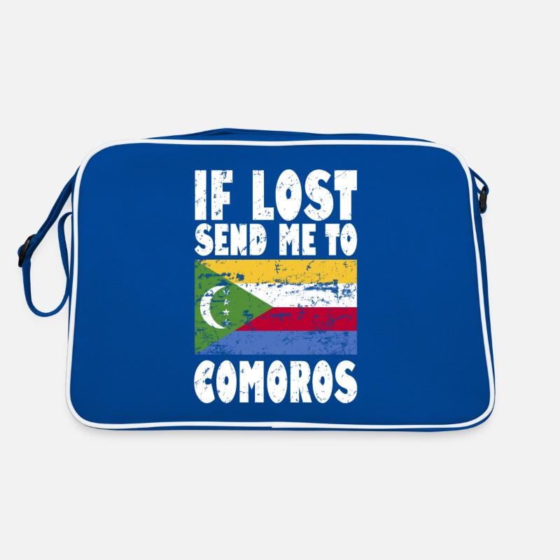 Le drapeau des Comores Sac Retro