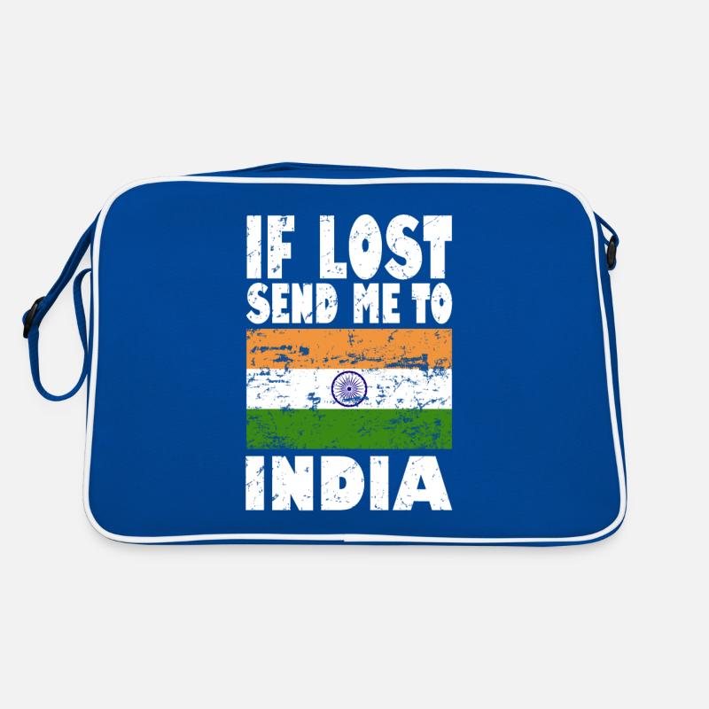 Drapeau de l’Inde Sac Retro