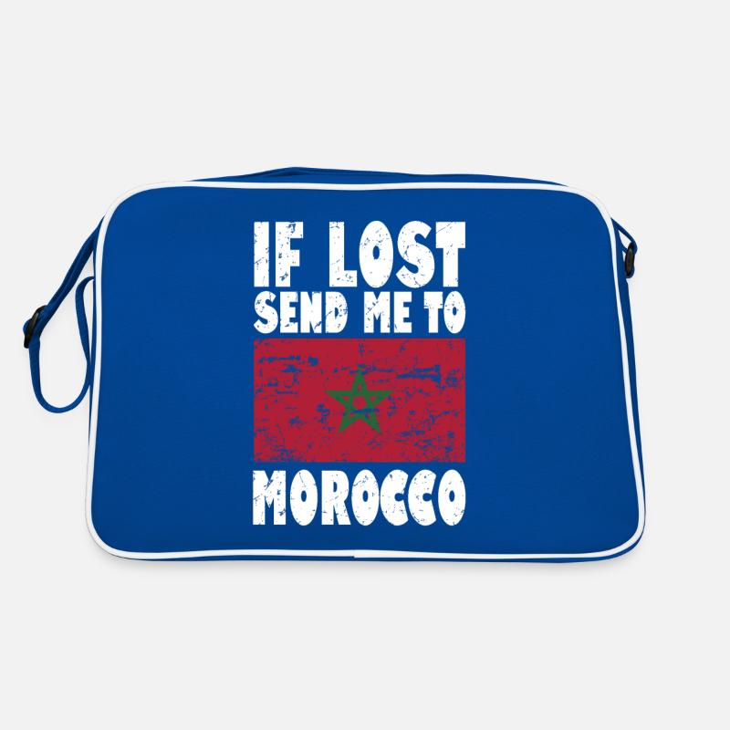 Drapeau du Maroc Sac Retro