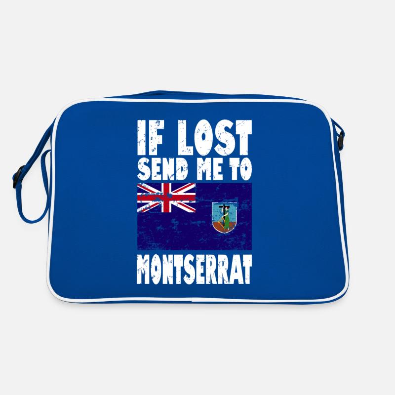 Dicton du drapeau de Montserrat Sac Retro