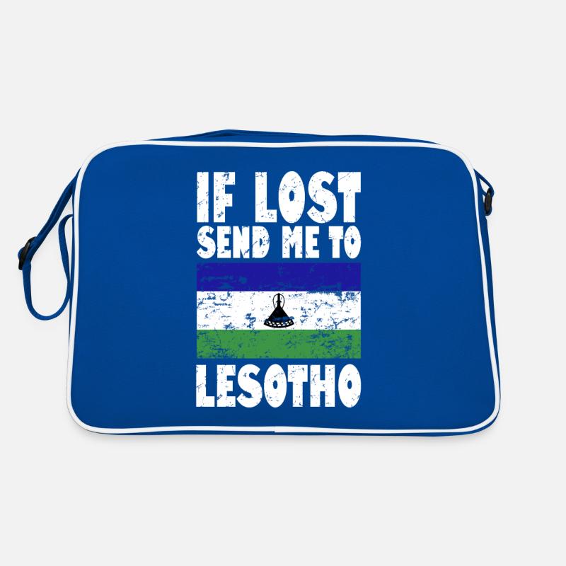 Dicton du drapeau du Lesotho Sac Retro