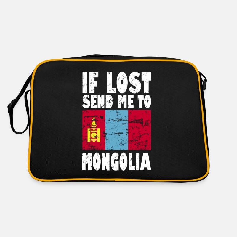Drapeau de Mongolie Sac Retro