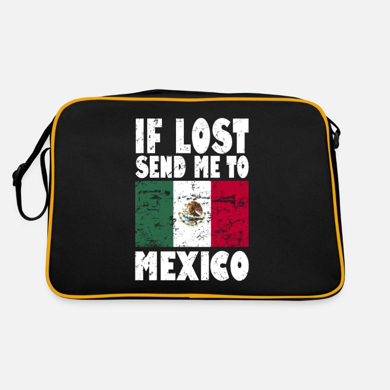Mexico Flag Saying Retro Bag