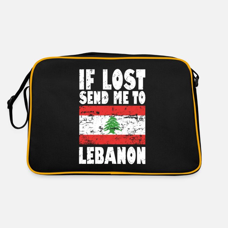 Drapeau du Liban Sac Retro