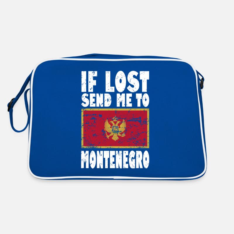 Drapeau du Monténégro Sac Retro
