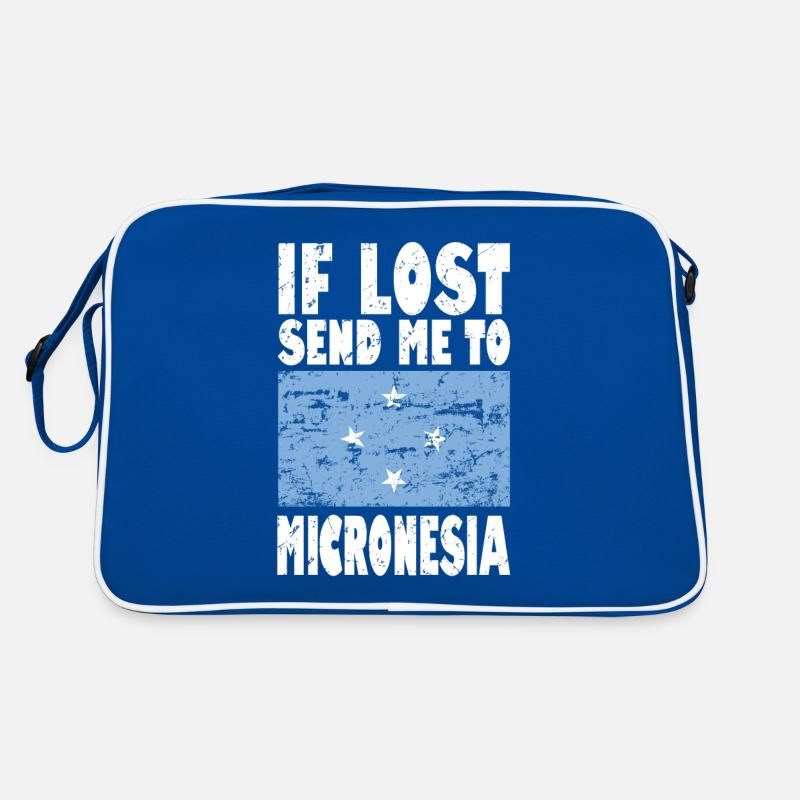 Drapeau de micronésie Sac Retro