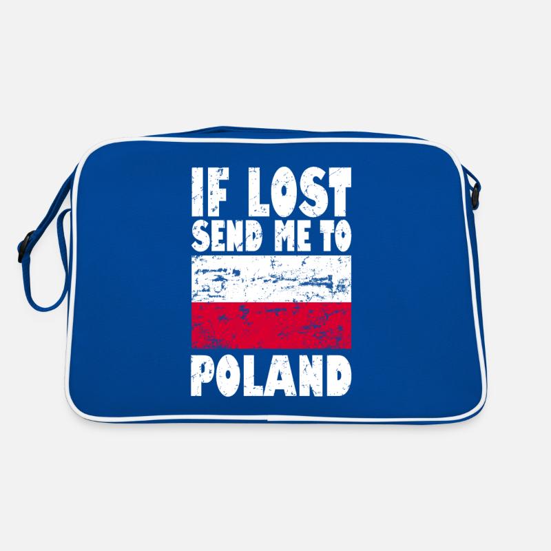 Poland Flag Slogan Retro Bag