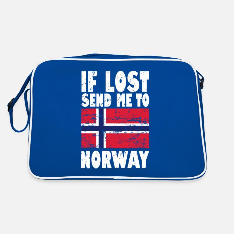 Drapeau de la Norvège Sac Retro