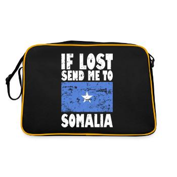 Drapeau de la Somalie - Sac Retro - noir/or - Dos