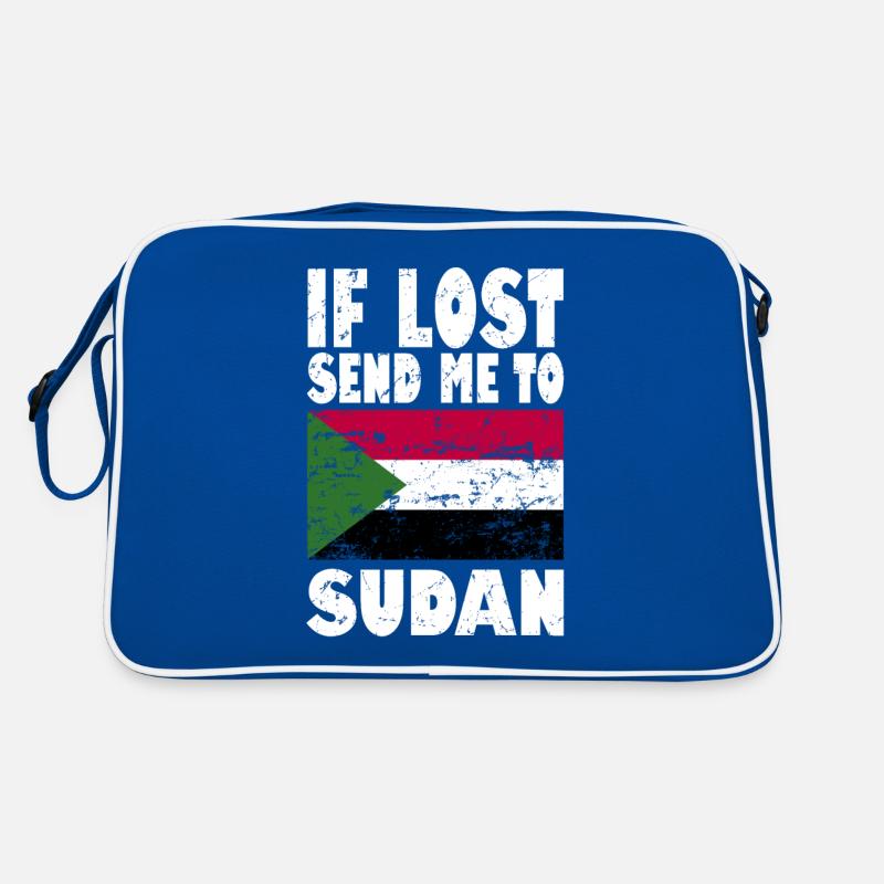 Sudan Flag Saying Retro Bag