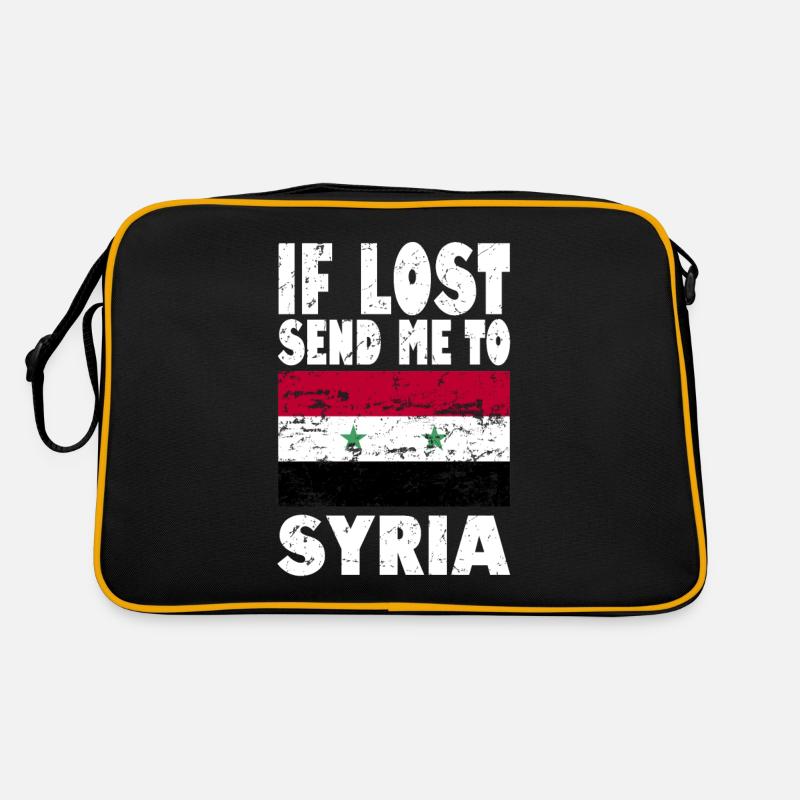 Slogan du drapeau syrien Sac Retro